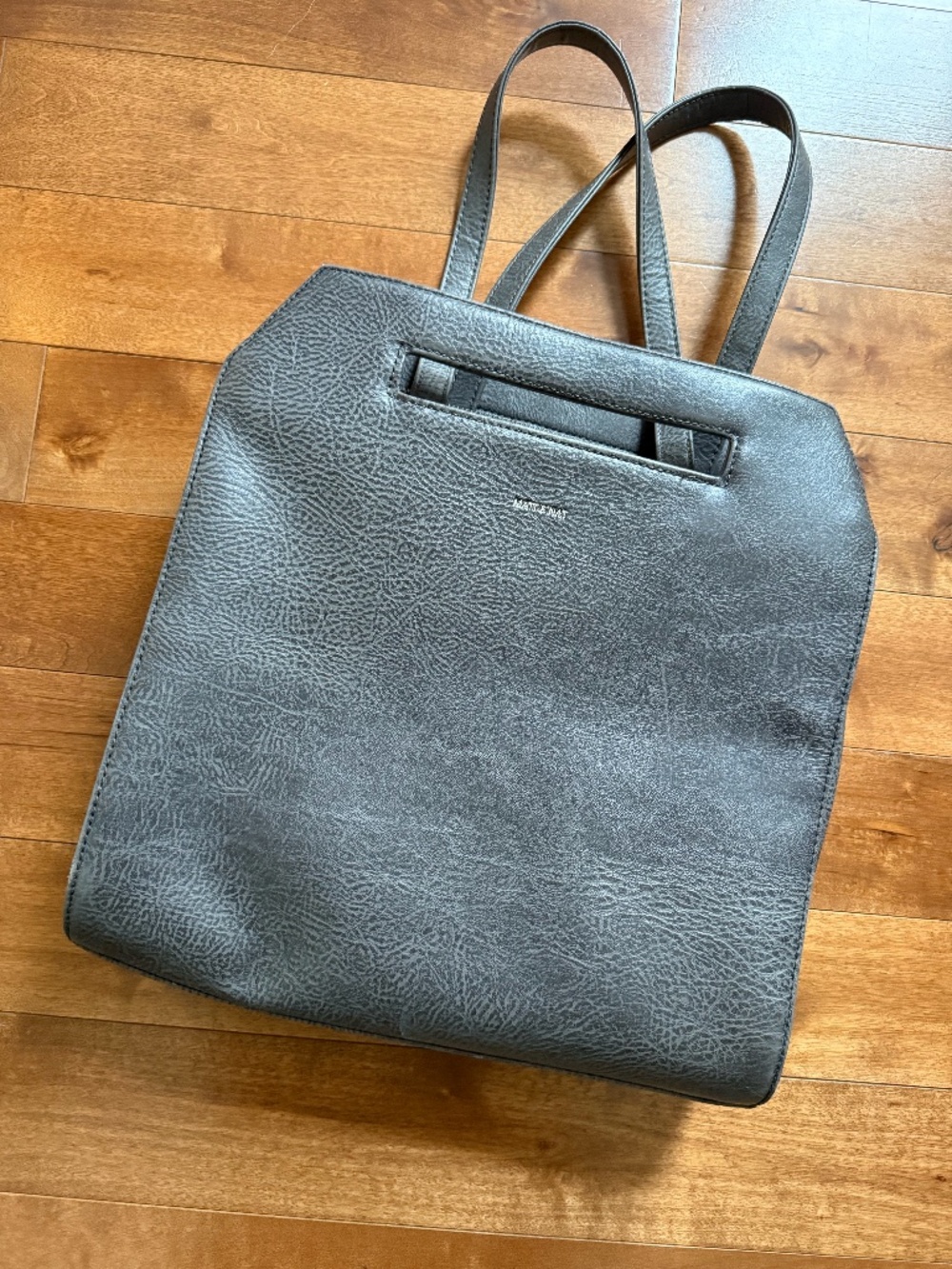 Slate grey laptop bag
